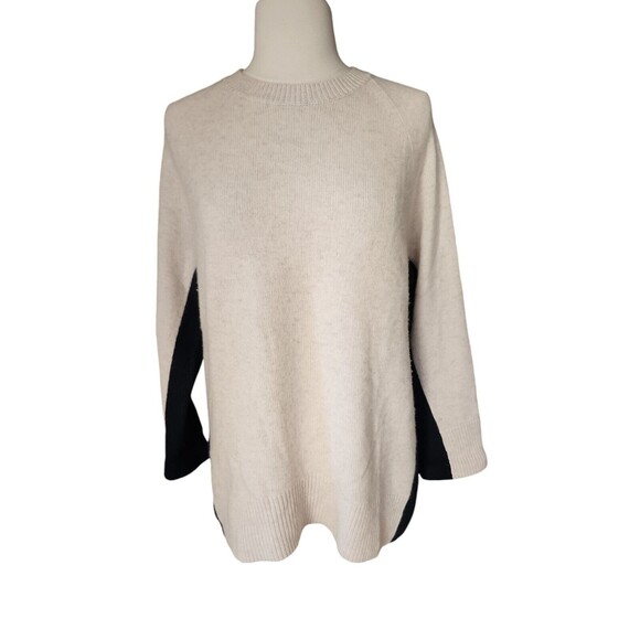 'S Max Mara Wool Cashmere Sweater Womens Small Fumetto Cream Old Money Classic - Picture 2 of 10